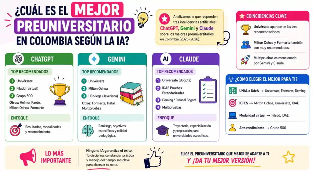 Cual es el mejor Preuniversitario según la ia 